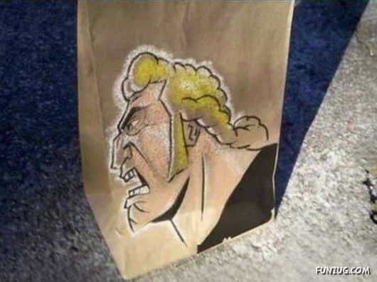 Awesome Dad Draws Art On Lunch Bags