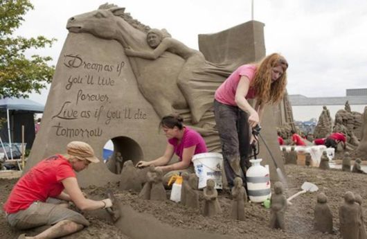 Mind Blowing Sand Castles Competition