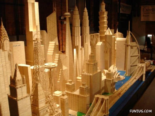 Amazing City of Toothpicks