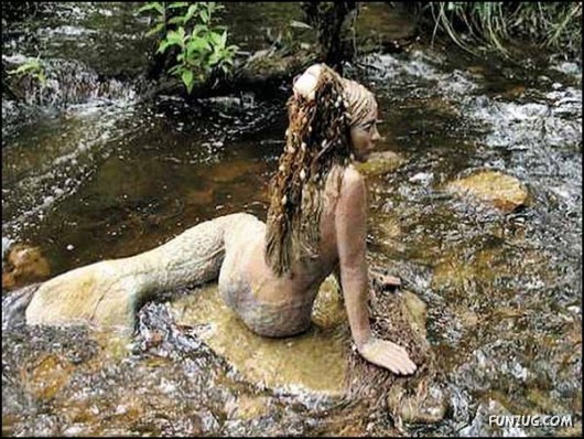 Wooden Sculpture Garden in Australia