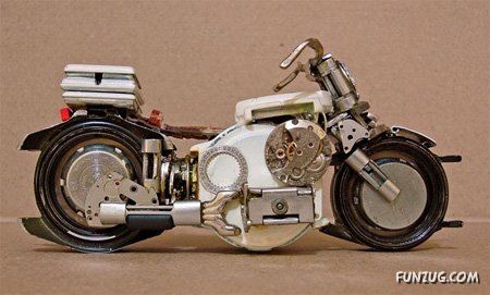 Artistic Wristwatch Motorcycles
