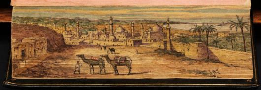 Hidden Artworks Painted On The Edges Of Books  