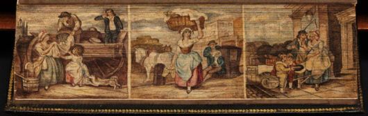 Hidden Artworks Painted On The Edges Of Books  