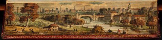 Hidden Artworks Painted On The Edges Of Books  