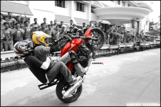 Crazy Bike Show In College