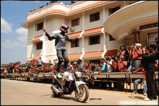 Crazy Bike Show In College