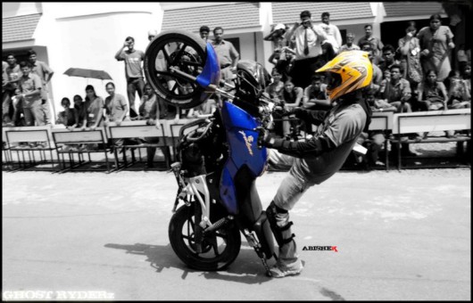 Crazy Bike Show In College