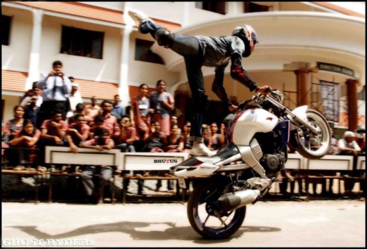 Crazy Bike Show In College