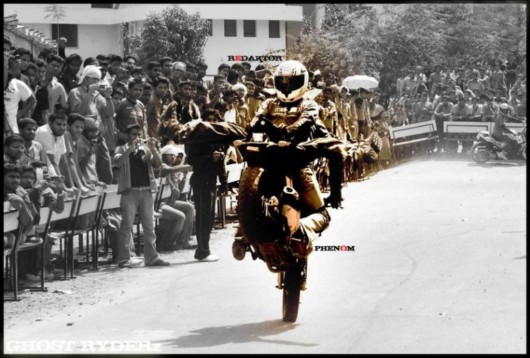 Crazy Bike Show In College