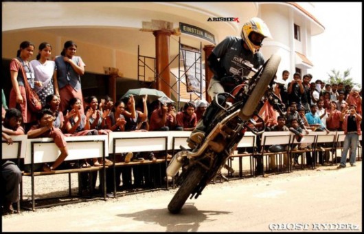 Crazy Bike Show In College