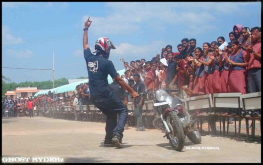 Crazy Bike Show In College