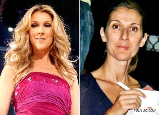 Hollywood Queens With and Without Makeup