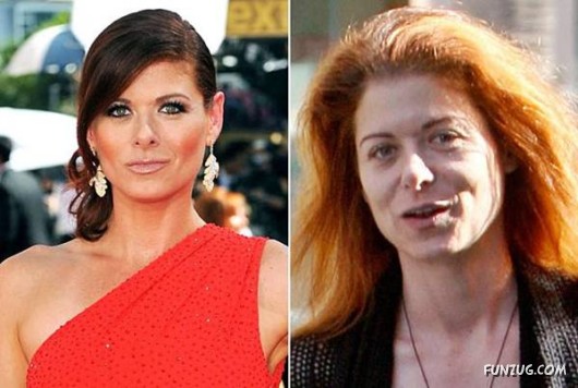 Hollywood Queens With and Without Makeup