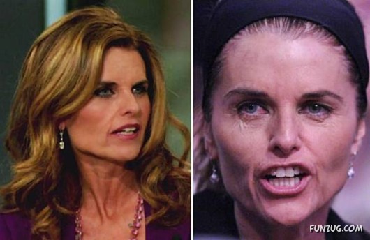 Hollywood Queens With and Without Makeup