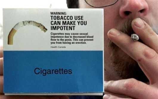 Aggressive Cigarette Pack Warnings