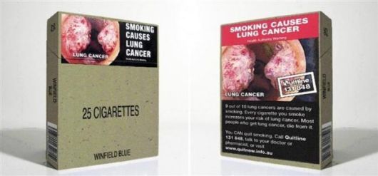Aggressive Cigarette Pack Warnings