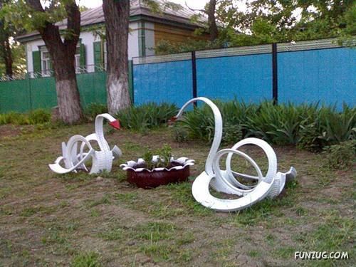 Amazing Creativity With Old Tyres