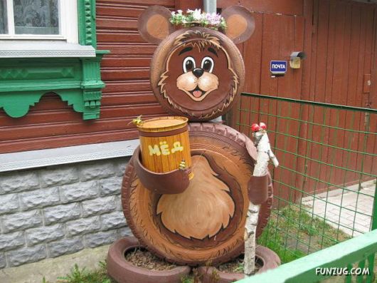 Amazing Creativity With Old Tyres