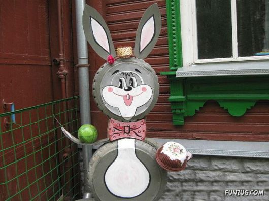 Amazing Creativity With Old Tyres
