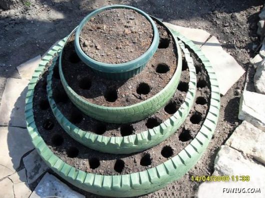 Amazing Creativity With Old Tyres