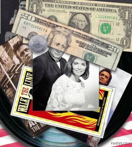 Famous People Mixed In Money