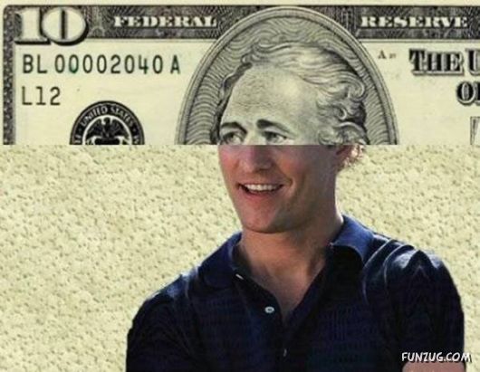 Famous People Mixed In Money