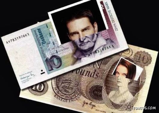 Famous People Mixed In Money