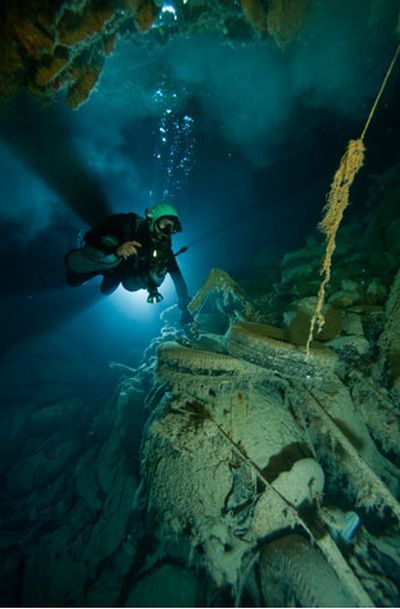 Amazing Underwater Caves In The Bahamas