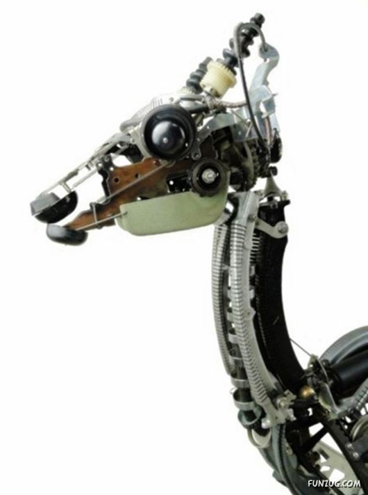 Jeremy Mayer Builds Robots From Recycled Typewriters