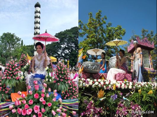 The Festival of Flowers, Thailand