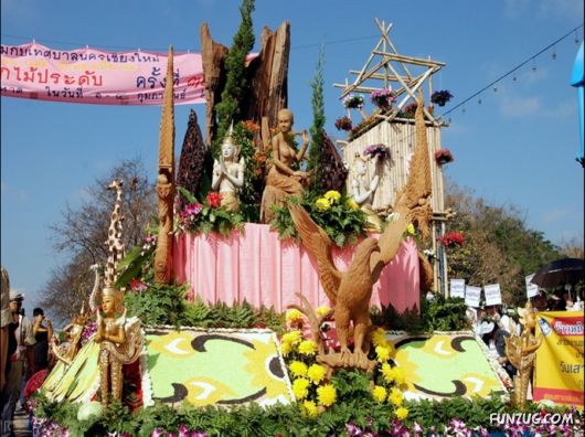 The Festival of Flowers, Thailand