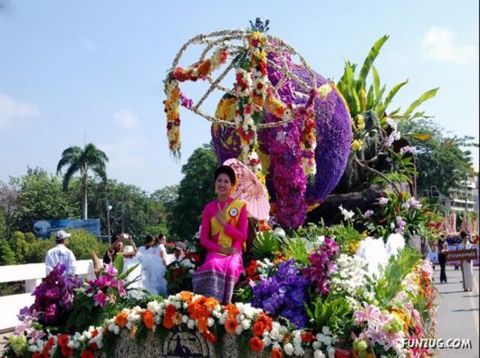 The Festival of Flowers, Thailand