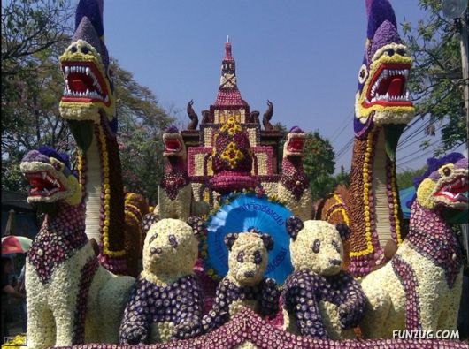 The Festival of Flowers, Thailand