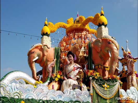The Festival of Flowers, Thailand