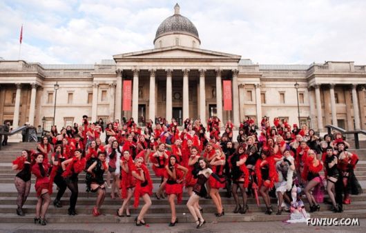 Worlds Biggest Burlesque Dance in London