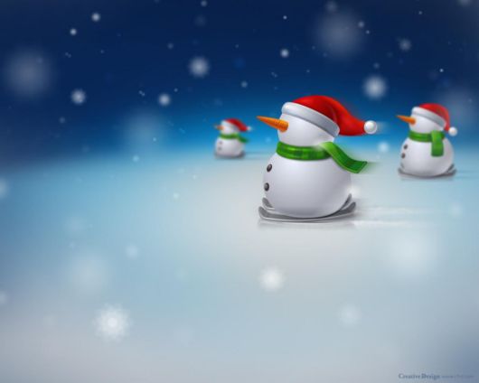 Click to Enlarge - Creative Christmas Wallpapers