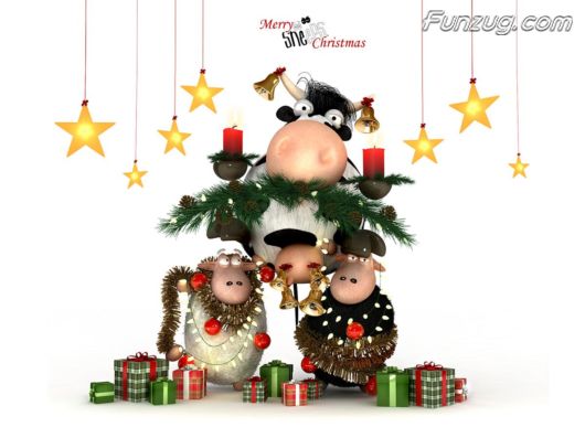 Click to Enlarge - Creative Christmas Wallpapers