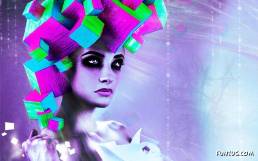 Click to Enlarge - Creative Women Wallpapers