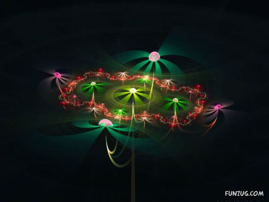 Click to Enlarge - Abstract Flowers Artistic Wallpapers