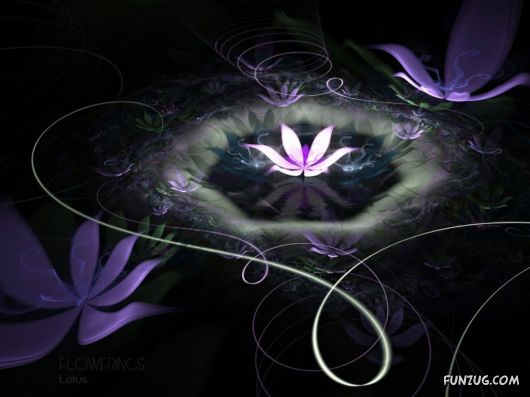 Click to Enlarge - Abstract Flowers Artistic Wallpapers