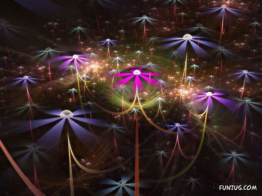 Click to Enlarge - Abstract Flowers Artistic Wallpapers