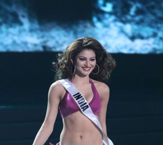 Urvashi Rautela For Miss Universe 2015 Prelims In Vegas