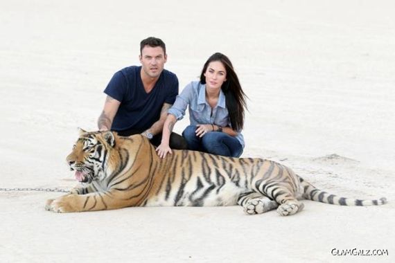 Megan Fox at Big Cat Encounters Ranch