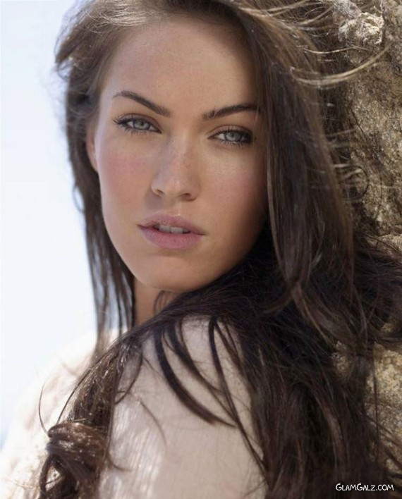 Beautiful Megan Fox on the Beach