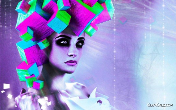 Click to Enlarge - Creative Women Wallpapers