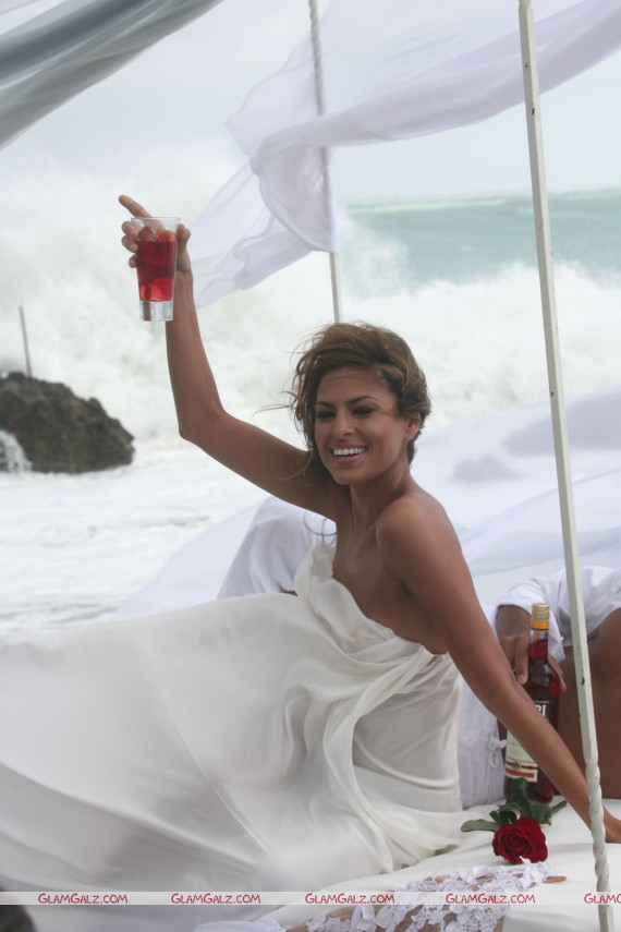 Click to Enlarge - Eva Mendes Campari Calender 2008