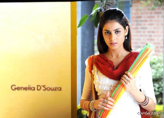 Click to Enlarge - Beautiful Genelia D'Souza Wallpapers