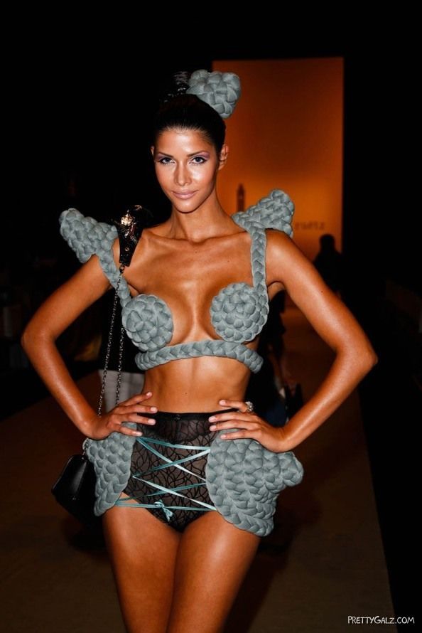Micaela Schaefer At Mercedes Benz Fashion Week