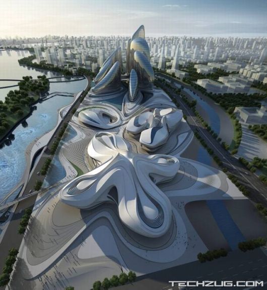 Futuristic Cultural Complex In Changsha, China