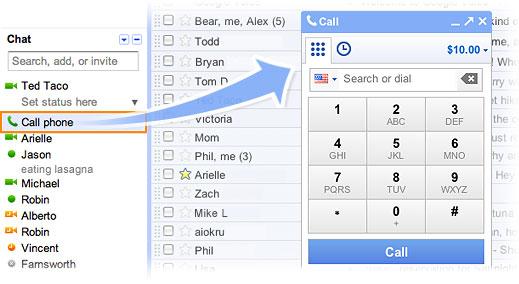 How To Call Phones from Gmail
